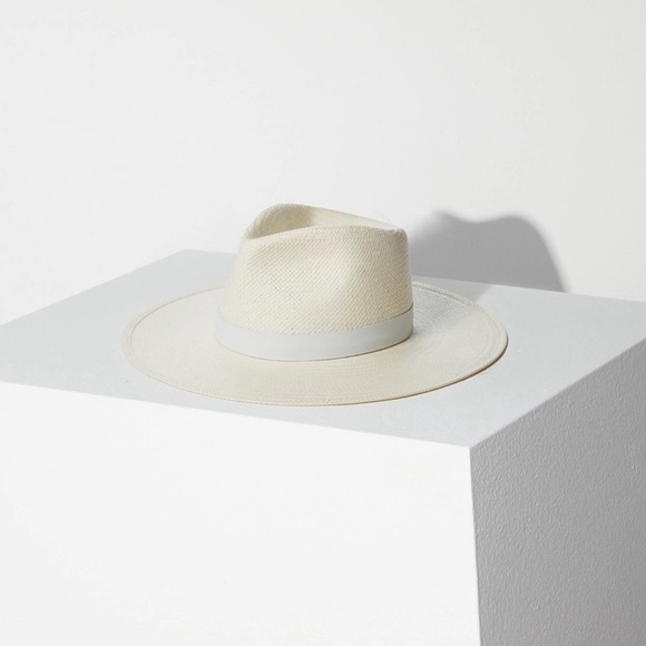 NEW Janessa Leone Zoe Packable Sun  Hat Bleach White Large - Picture 2 of 10